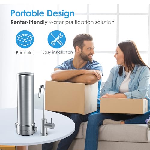 BS13 Under Sink Water Filtration System with Dedicated Faucet