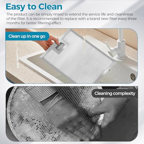Range Hood Filter Replacement 10.25x9x0.35Inch (2 Count)