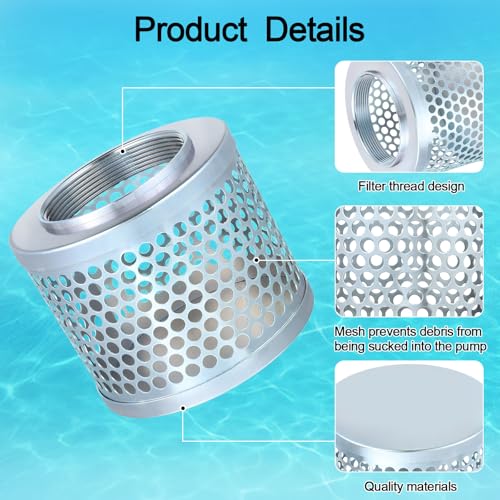Carbon Steel Round Hole Suction Strainer Filter for Water Pumps