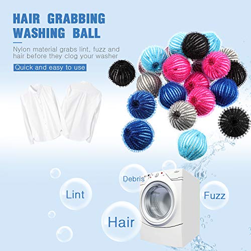 18 Pieces Pet Hair Remover for Laundry