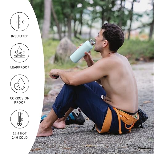 16 oz Stainless Steel Water Bottle
