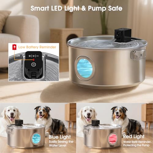 Wireless Dog Water Fountain Pump