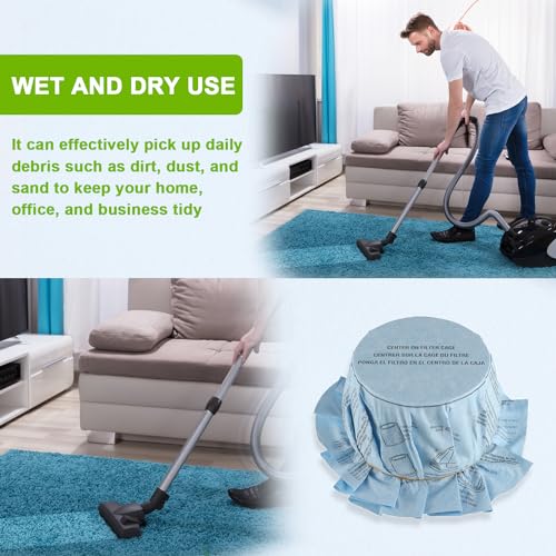 Reusable Wet Dry Vac Filter VF2002 Dry Disc Vacuum Filters for Most 5 Gallon and Larger Shop Vac Branded Wet