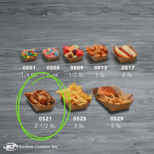 0521 #250 ECO Kraft Paperboard Food Tray