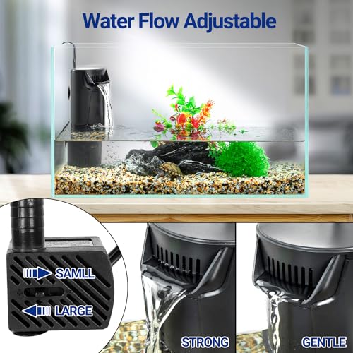 Reptizoo Turtle Tank Quiet Internal Filter
