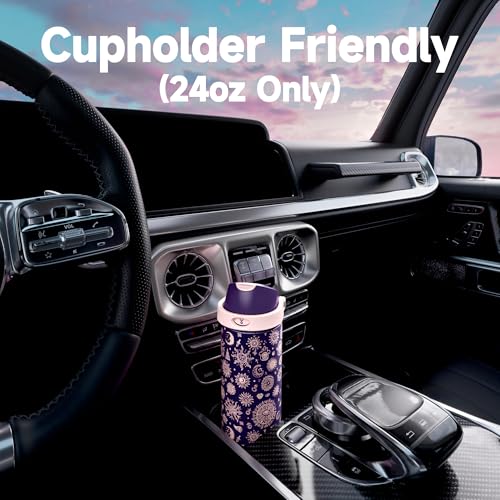 24 oz Insulated Water Bottle for Women