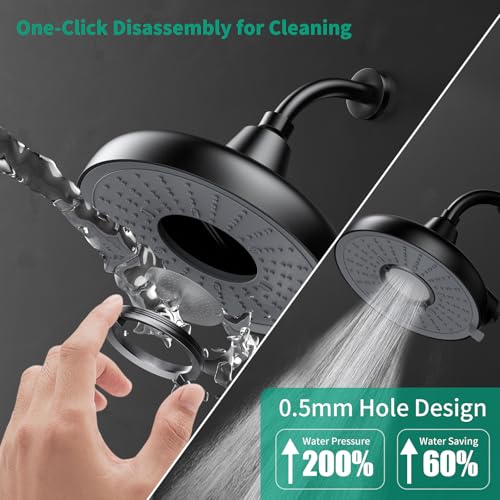 F8 Filtered Shower Head 8 Inch Shower Head High Pressure