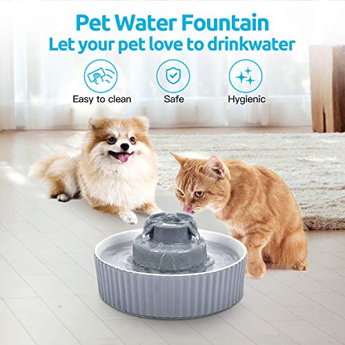 2.1L Ceramic Cat Water Fountain