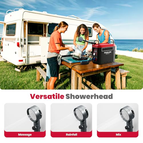 G3MAX Portable Propane Water Heater & Shower Pump for RV Camping