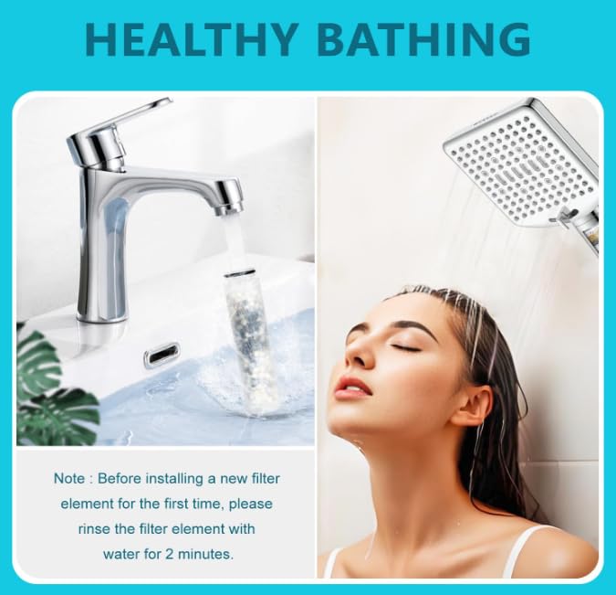 Replacement Shower Filter Cartridge Compatible with MakeFit S6526 Filtered Shower Head
