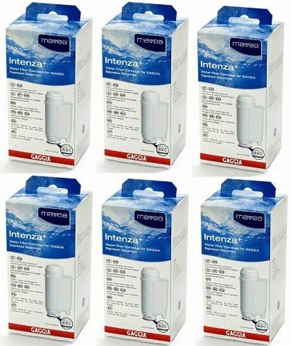 Mavea Intenza Water Filter for Saeco & Gaggia Espresso Machines (6 Count)