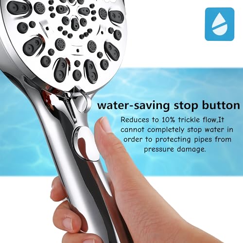 Shower Head with Handheld 7 Spray Combo