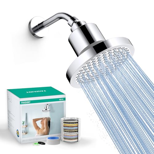 6 Inch High Pressure Rain Shower Head with 20