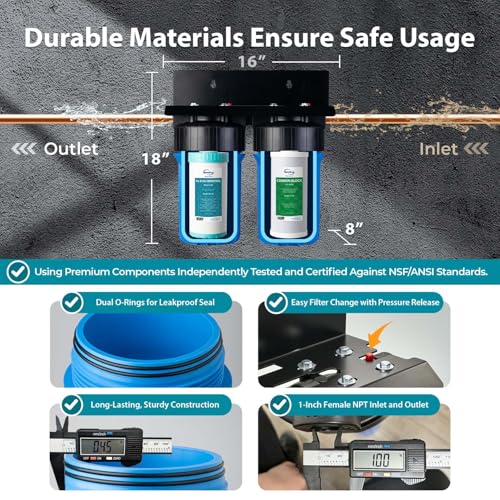 WGB21BM 2 Stage Whole House Water Filtration System
