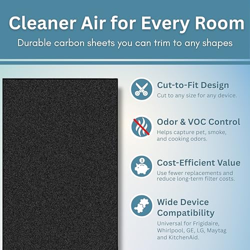 Activated Carbon Microwave Charcoal Filters (2 Count)