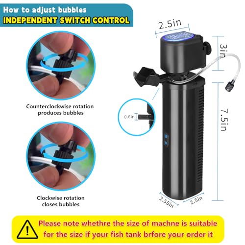 200GPH Aquarium Filter