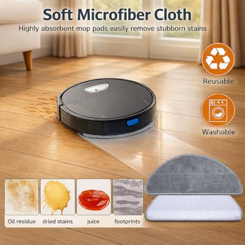 Replacement Parts Accessories Kit Compatible with Honiture V8 Pro Robot Vacuum Cleaner 1 Main Brush (15 Count)