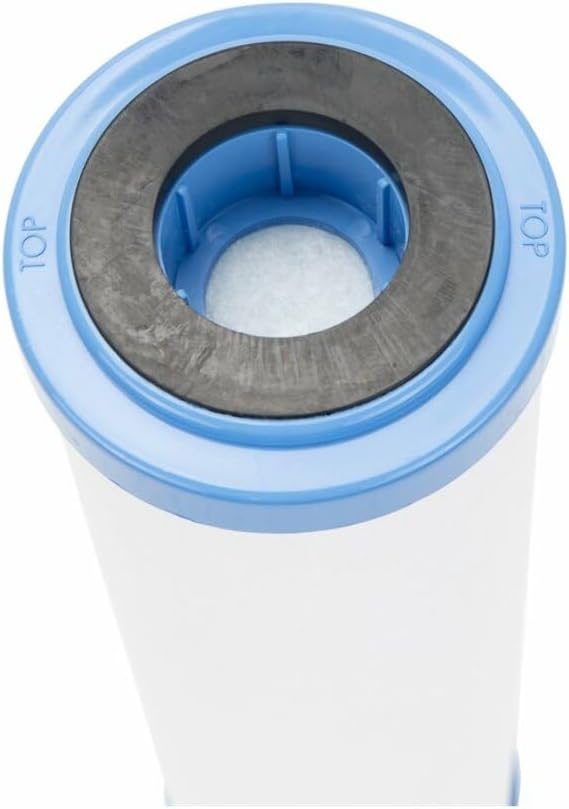 Camco Camper/RV Premium Replacement Cartridge for Inline Water Filter - Fits EVO RV Water Filter Housing - Premium Carbon Absorbs Harmful Compounds & Reduces Bad Taste, Odor, Bacteria and More (40624)