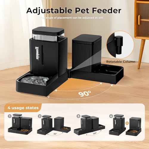 Gravity Dog Food and Water Dispenser