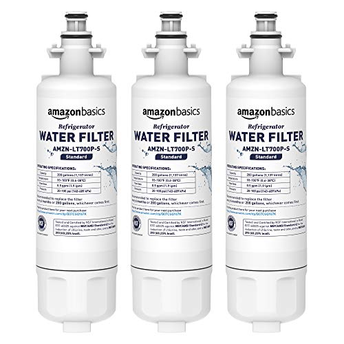Replacement LG LT700P Refrigerator Water Filter Cartridge (3 Count)