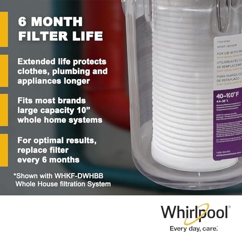 Whole House Large Capacity Sediment Filter WHKF (4 Count)