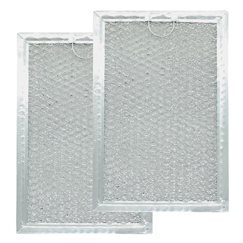 Microwave Grease Filter Replaces 5304464105 WB06X10608 Compatible GE Microwave Grease Filter 5.1" x 7.6" (2 Count)