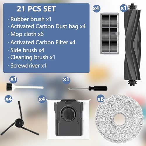 Accessories for Dreame L10s Ultra Gen 3 (21 Count)