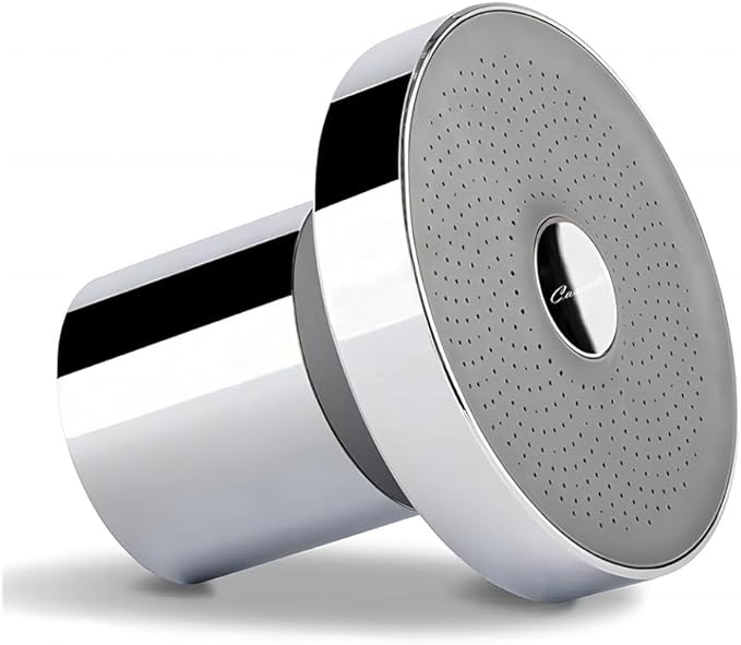 Cascada High-Pressure Filtered Shower Head with 20-Stage Filter Water Softener (Polished Chrome)