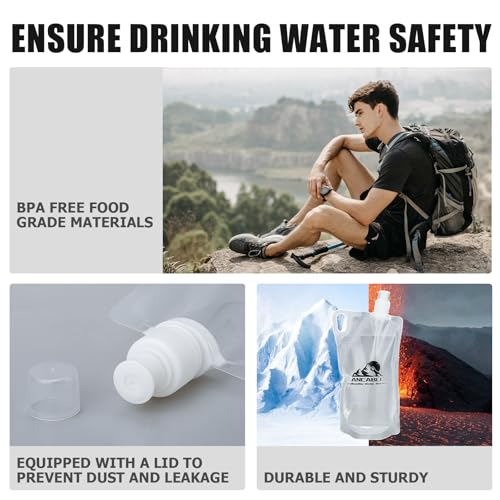 33oz Collapsible Water Bottles (9 Count)