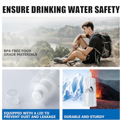 17oz Collapsible Water Bottles (3 Count)