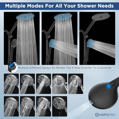 Dual Filtered Handheld Shower Heads Combo