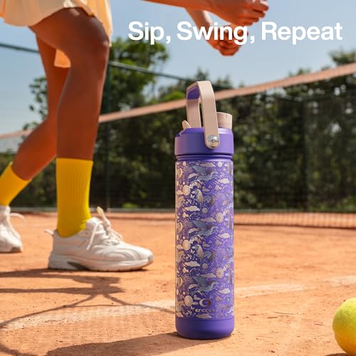 Insulated Water Bottle with Straw Stainless Steel Water Bottle