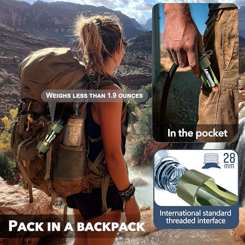 Straw Water Filter 5 Pack (5 Count)