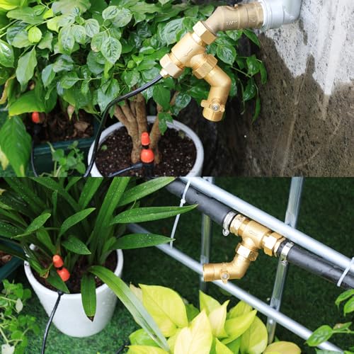 Garden Hose Filter Attachment with 100 Mesh and 40 Mesh Stainless Steel Screen