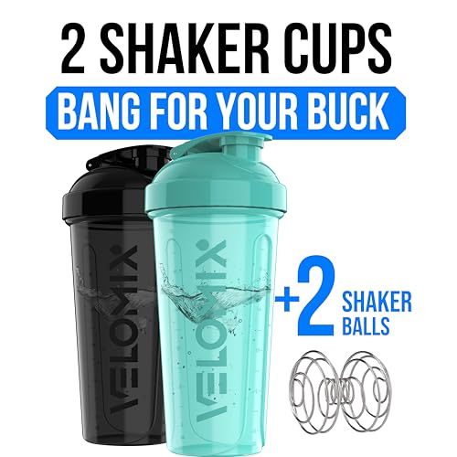 2 Pack 28oz Protein Shaker Bottle (2 Count)