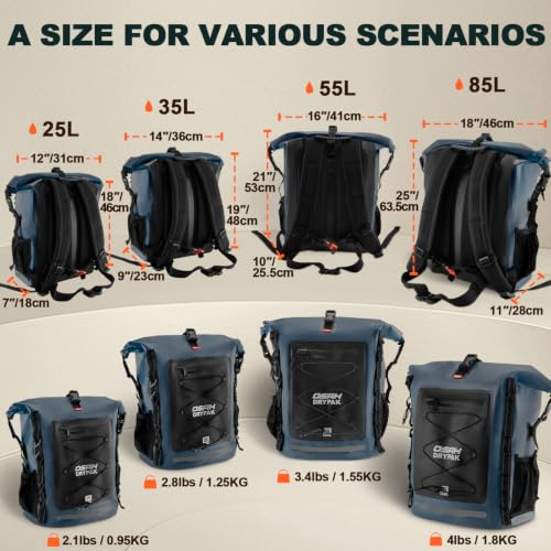 Waterproof Backpack Dry Bag 25L