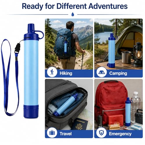 Emergency Water Filter Straw