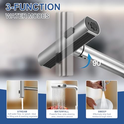 Kitchen Faucet with Pull Down Sprayer