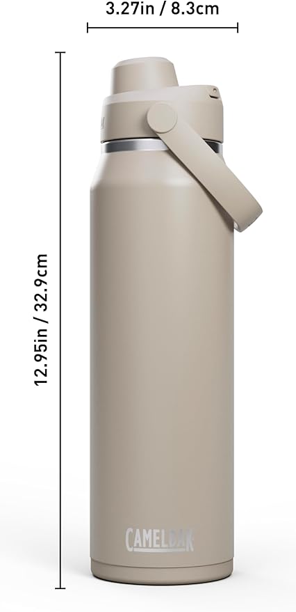 CamelBak Thrive Chug Insulated Stainless Steel Water Bottle Stone, 32oz