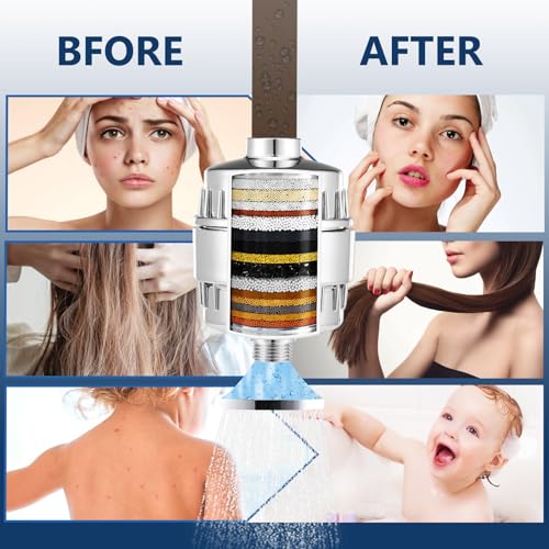 4 Pack 20 Stage Shower Filter Replacement Cartridge