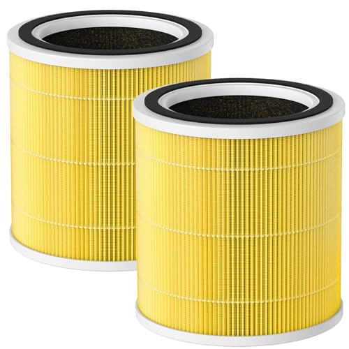 2 Pack AC400 Air Filter Replacement for Purivortex AC400 Air Purifier (2 Count)