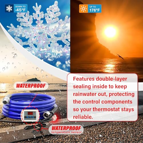Heated RV Water Hose 100FT (100 Foot)