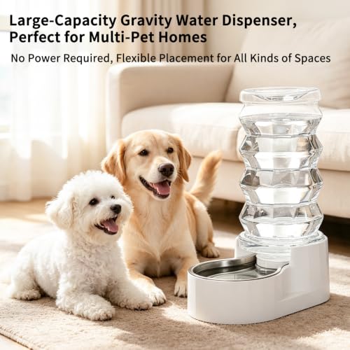 8L Gravity Dog Water Dispenser