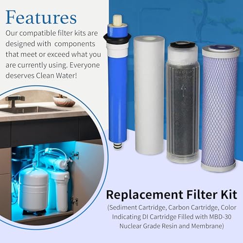 10" RO DI Replacement Kit