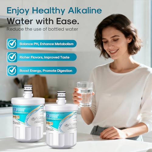 Alkaline 5231JA2002A Refrigerator Water Filter (3 Count)