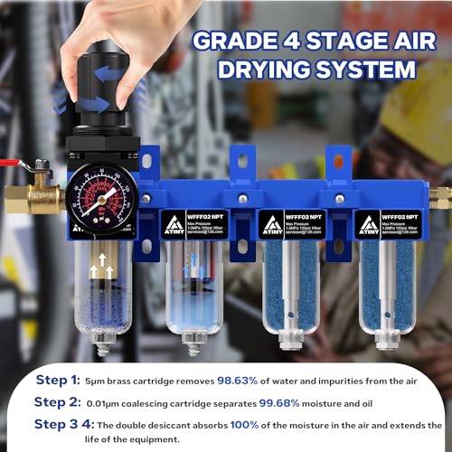 1 4'' NPT Air Dryer for Compressed