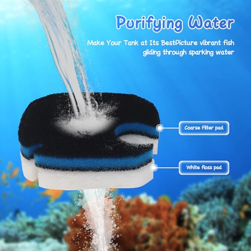 12 Pcs Canister Filter Pads Compatible with PONDFORSE 172 (12 Count)