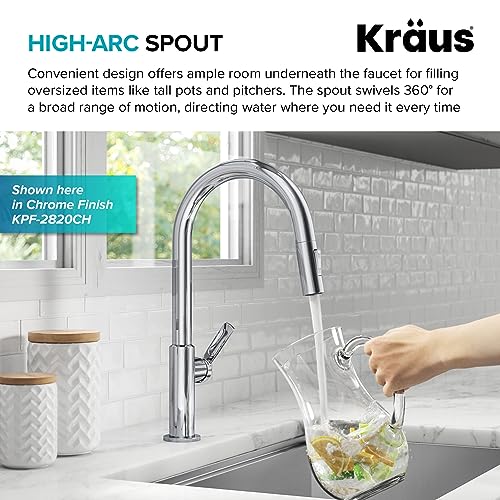 Black Stainless Steel Pull Down Kitchen Faucet KPF