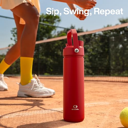 Insulated Water Bottle with Straw Stainless Steel Water Bottle