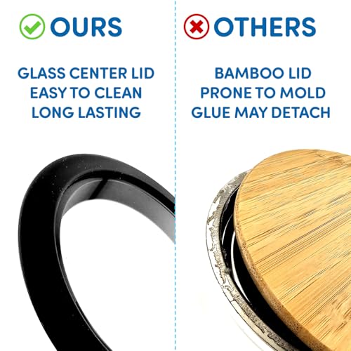 Glass Pitcher with Mineral Rich pH Balancing Filter
